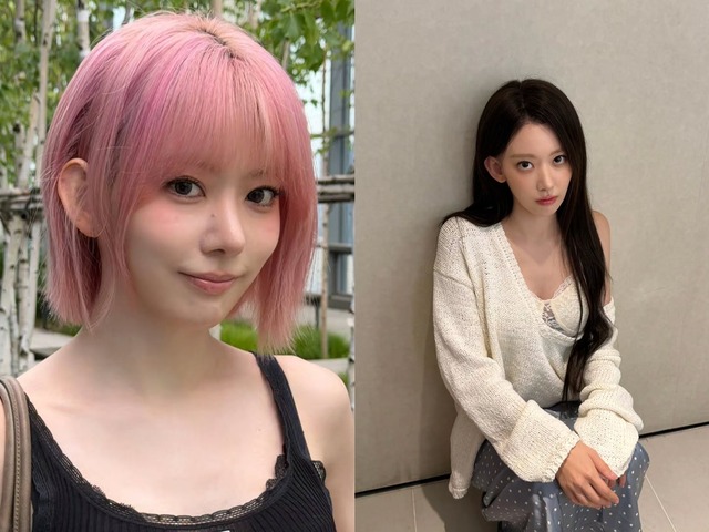 「思わず叫んだ」LE SSERAFIM・宮脇咲良、別人級の黒髪ロングにイメチェン！“女神ビジュ”で魅了