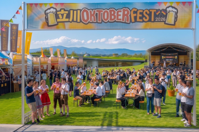 飲んで食べて歌って踊る13日間の“ドイツビールの祭典” 『立川オクトーバーフェスト2026』