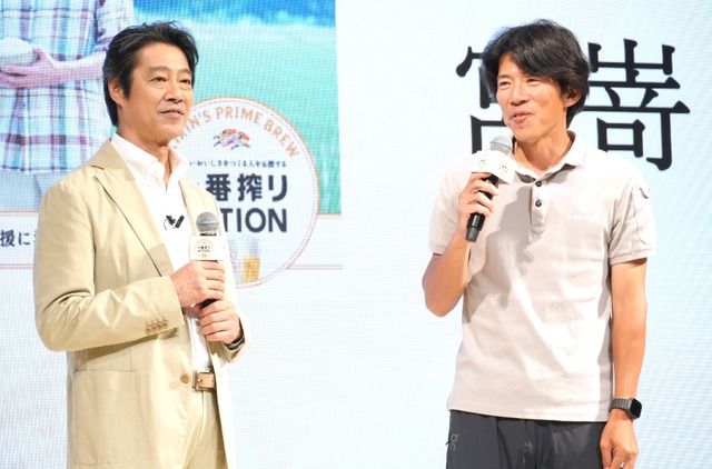 堤真一、米農家・宮嵜恵介さん【撮影：小宮山あきの】