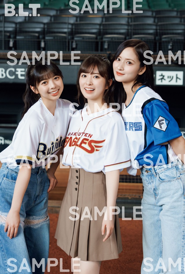 「B.L.T.2026年9月号」セブンネットショッピング購入特典ポストカード【小川彩＆金川紗耶＆長嶋凛桜（乃木坂46）】