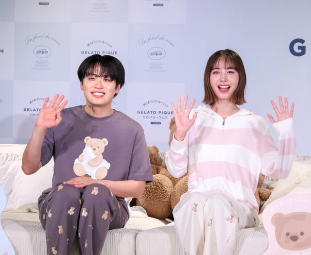 左から）池田直人（レインボー）、井桁弘恵【撮影／平木昌宏】