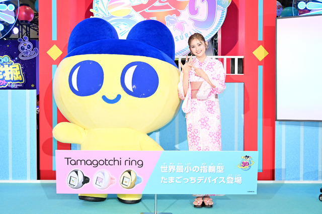 ゆうちゃみ＆エバースが浴衣姿で登場！ゆうちゃみが史上最小の「たまごっち」に大興奮