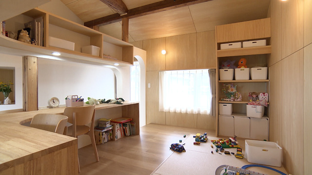 小上がりになった７帖の子ども部屋　©ＭＢＳ