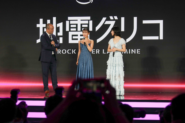 （左から）関和亮監督、森七菜、蒔田彩珠【撮影：平木昌宏】