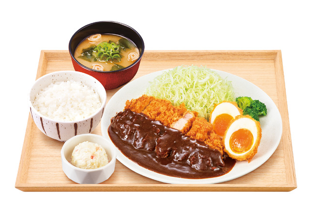 熟成ロースデミたまかつ定食