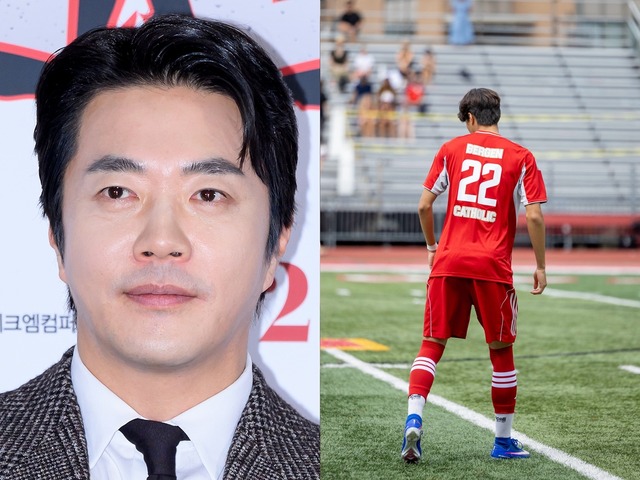 父譲りの“180cm超”高身長…俳優クォン・サンウの息子、サッカー場での姿に注目「モデルみたい」