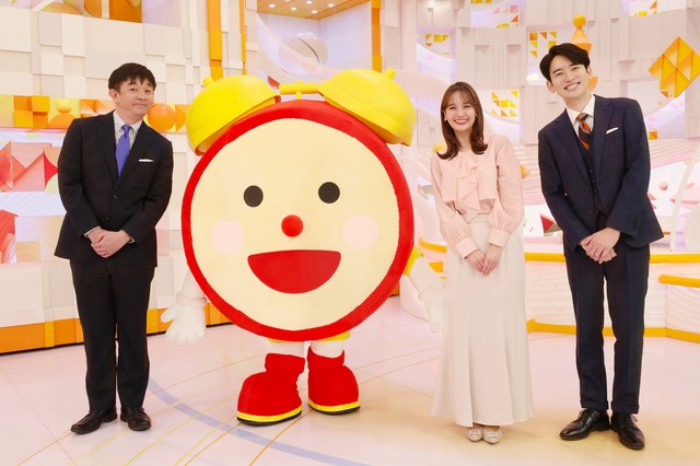 左から）伊藤利尋（フジテレビアナウンサー）、井上清華（フジテレビアナウンサ－）、生田竜聖（フジテレビアナウンサー）（ｃ）フジテレビ