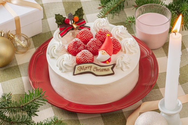 クリスマス 苺のショートケーキ