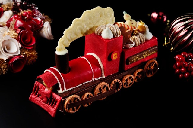 クリスマストレインケーキ