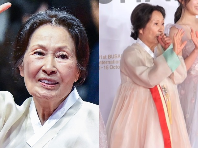 何度も咳、支えられる姿に心配の声…韓国ベテラン女優（85）の体調について配給会社が説明