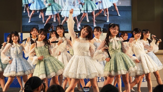 STU48、14thシングル発売日に広島駅でイベント　甲斐心愛が初センター