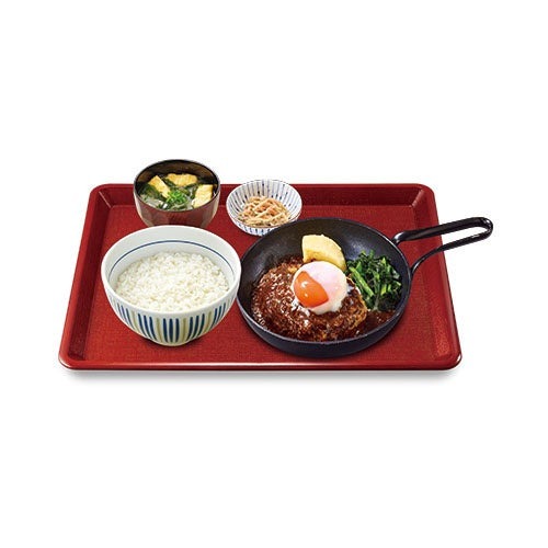 温たま和風デミハンバーグ定食