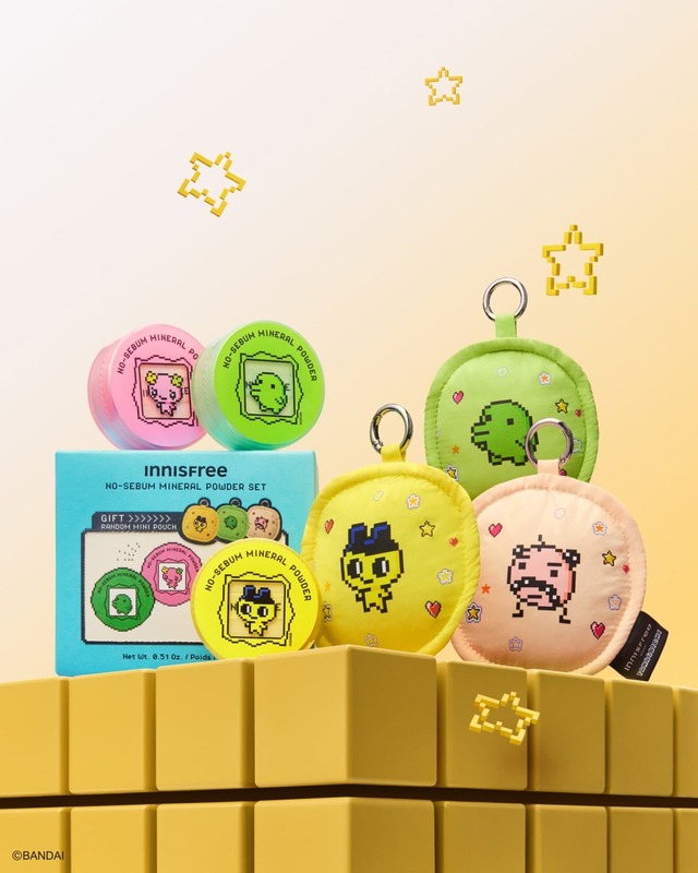 たまごっち限定デザインのノーセバム ミネラルパウダー Nとセット商品