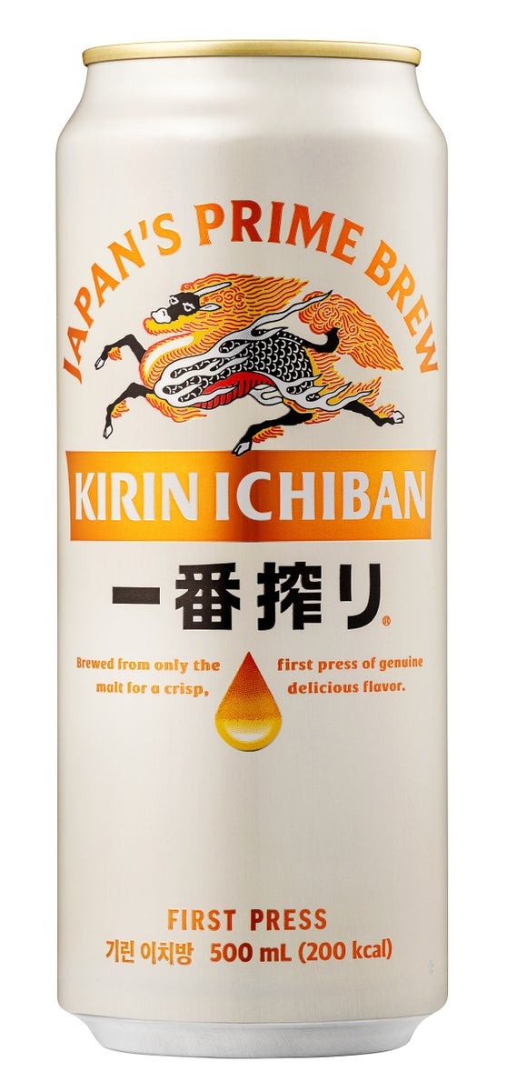 韓国製造の「キリン一番搾り生ビール」500ml缶