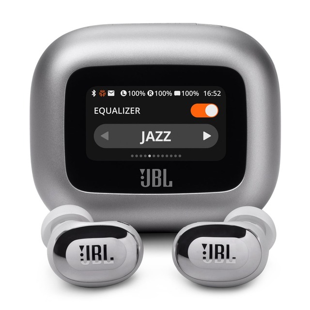 ディスプレイ付き充電ケースを備えた『JBL Live Buds 3』