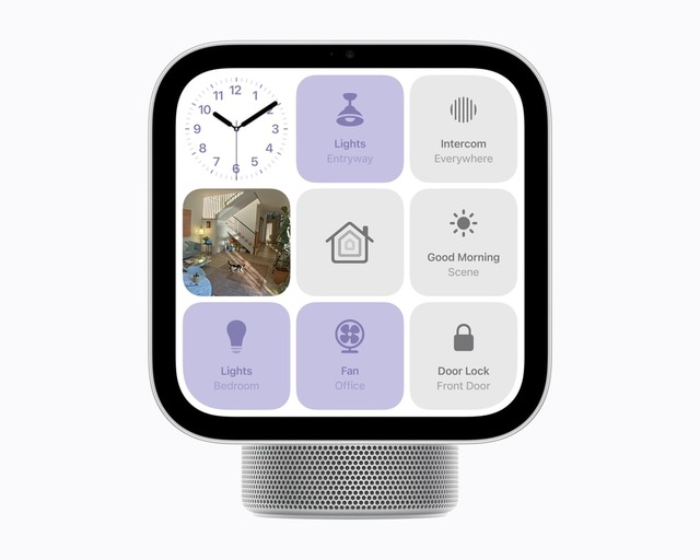 Apple、7インチ画面搭載「HomeView」発表！最大6人の顔を認識、音楽や家電操作に対応