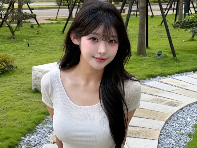 「付き合って」独特な服装で際立つボリューム感…韓国美女チアの近況ショットに視線集中
