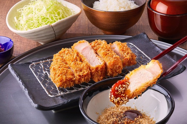 「とんかつ新宿さぼてん」のとんかつ