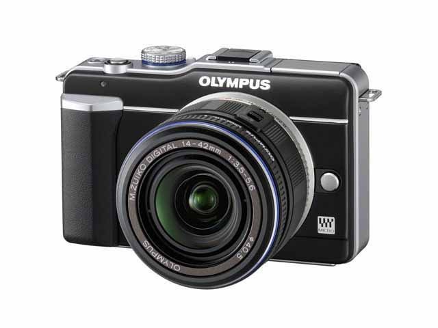 OLYMPUS PEN Lite E-PL1ブラックのレンズキット