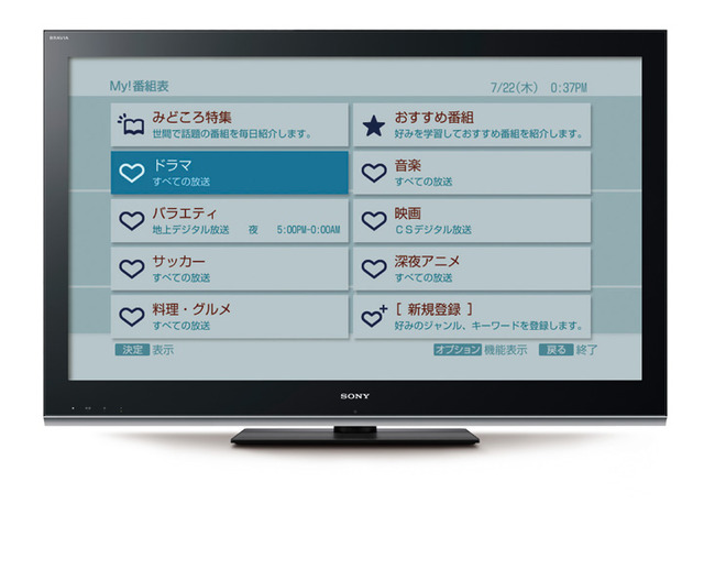 My!番組表のイメージ