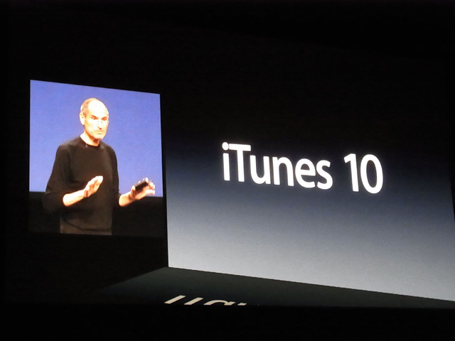 iTunesはメジャーアップデートでiTunes 10に