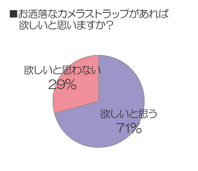 お洒落なカメラストラップがあれば欲しいと思いますか？