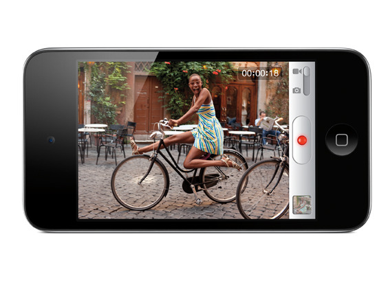 新型iPod touchでは、HD動画撮影が可能