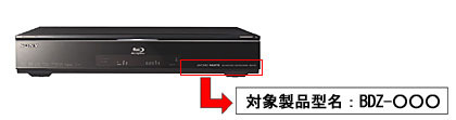 対象製品の確認方法