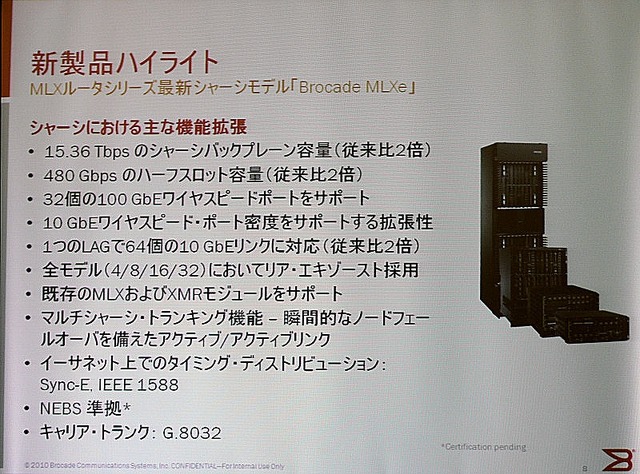 Brocade MLXeの主な特徴