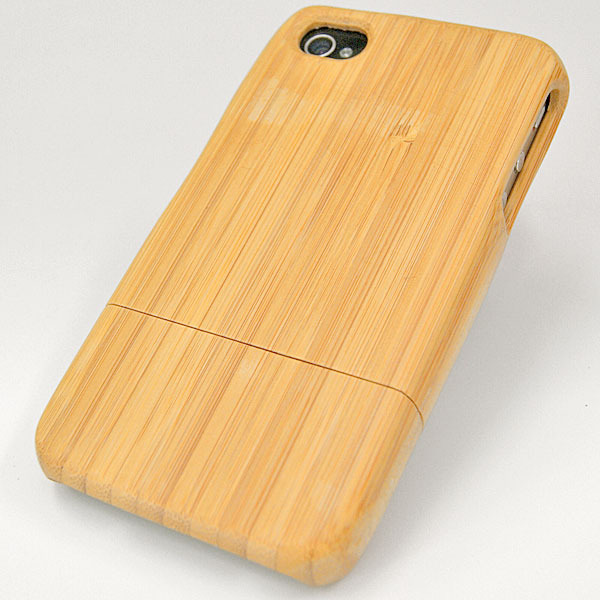 「iPhone 4専用 竹製ハードケース（竹ナチュラルジャケット）」（iPhone 4は別売）