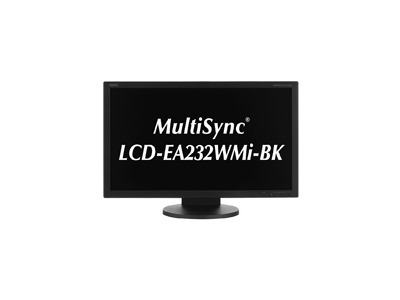 「MultiSync LCD-EA232WMi-BK」（ブラック）