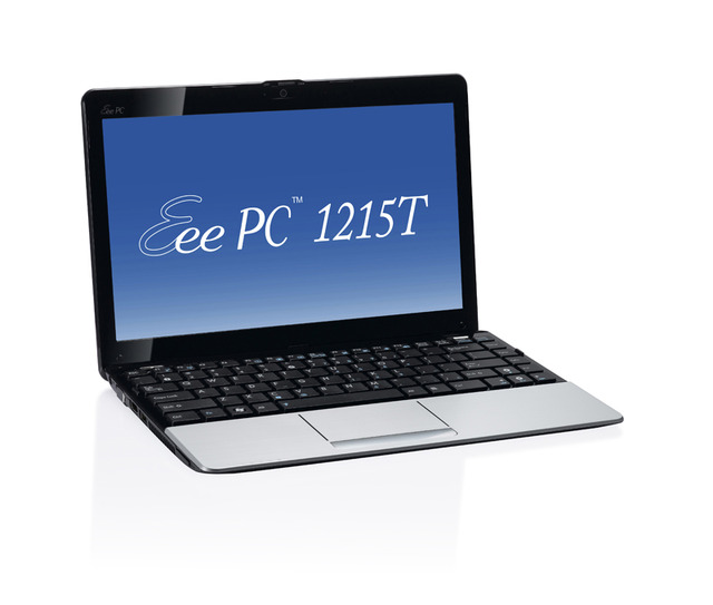 12.1型ノート「Eee PC 1215T」（シルバー）