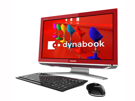 「dynabook Qosmio D711/T9B」「dynabook Qosmio D710/T7B」（シャイニーレッド）