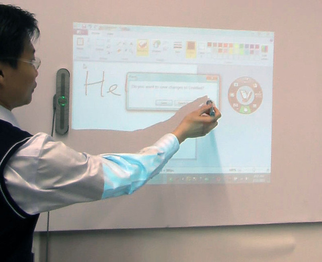 【HP Press Event 上海】米HP、簡単に電子黒板の環境を作れるPocket Whiteboard