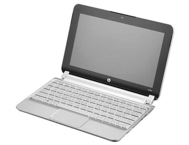 「HP Mini 210-2100 Special Edition」キーボードと液晶