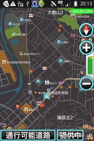 東日本大地震 ユビークリンク『通れた道』アプリを提供開始