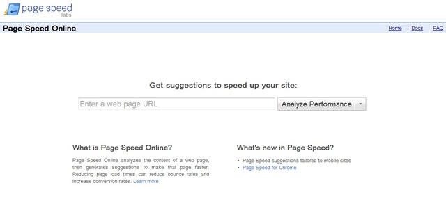 Page Speed Online