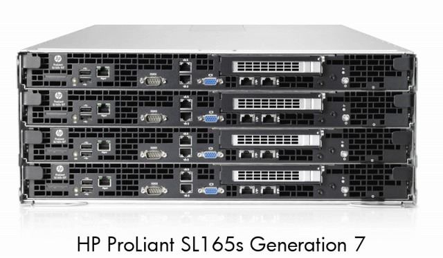 HP ProLiant SL165s G7サーバ