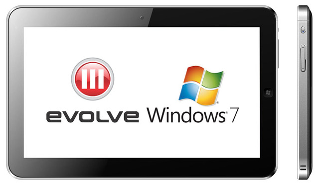 Atom Z670搭載のタブレット「Evolve III」