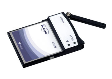 　NTTドコモは、FOMAのCF型データ通信カード「P2403」を3月22日から販売する。「FOMAプラスエリア」にも対応するため、山間部などを中心にこれまでよりも広いエリアで利用できる。