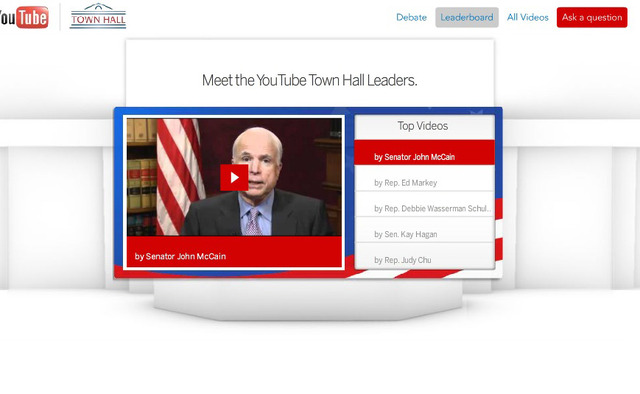 YouTube Town Hall