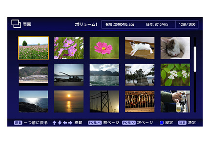 SDカード内の写真を表示するイメージ