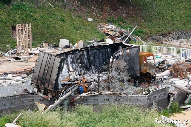 東日本大震災発生から3か月。宮城県石巻市〜女川町