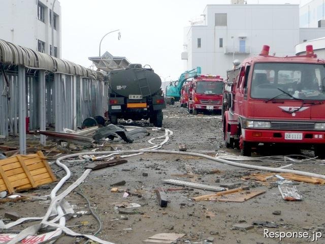 福島第一原発（3月16日）