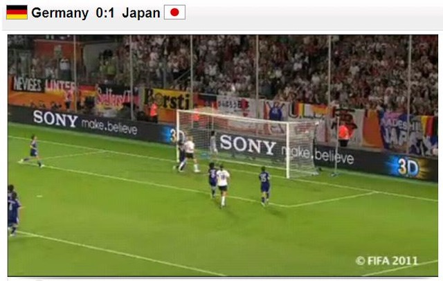 ドイツの猛攻をしのぐなでしこジャパン。ほとんどがこんなシーンだ