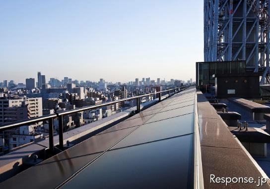 東京スカイツリー商業施設にCIS薄膜太陽電池　ソーラーフロンティア