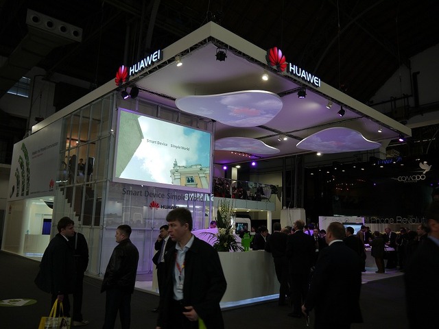 Huaweiの展示ブース