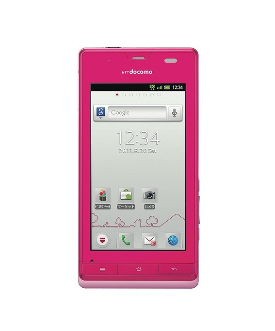 「AQUOS PHONE f SH-13C」「Pink」