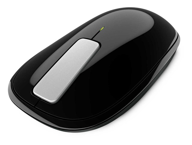 「Microsoft Explorer Touch mouse」ブラック
