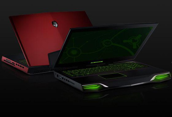 18型「ALIENWARE M18x」のイルミネーションのイメージ